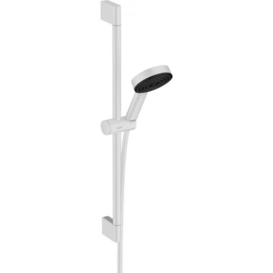 Hansgrohe 24160700 Pulsify Select душевой набор 105 3jet со штангой 65 матовый белый