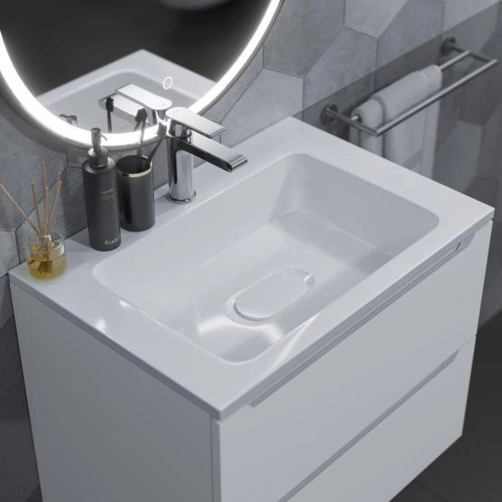 Раковина Uperwood Modul 65 см, прямоугольная