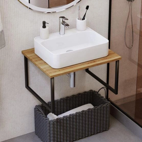 Столешница ASB-Woodline Оливия массив 600*470*20