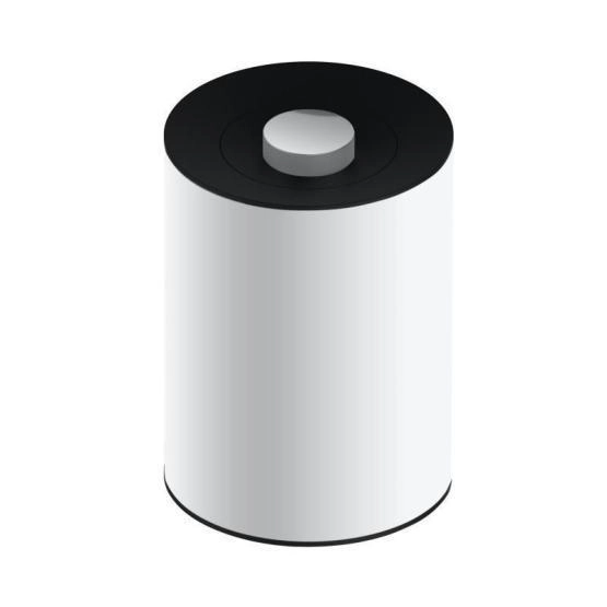 Ведро для мусора Keuco Plan 04989510037, белый лак/черно-серый 5л