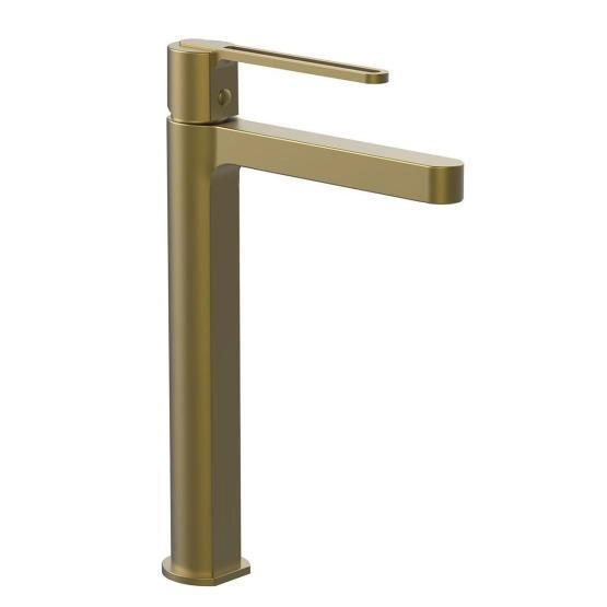 Смеситель Vincea Rondo VBF-1R2BG для раковины однорычажный, брашированное золото