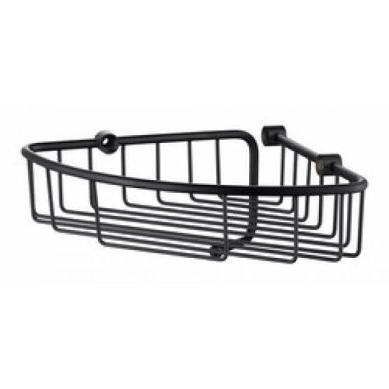 Полка для ванной угловая KAISER 214*214*60 (103) Black/латунь (KH-5012) черный