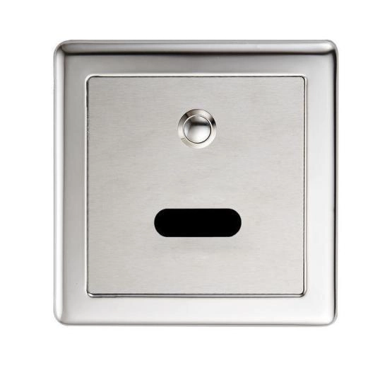 Смывное устройство для писсуара сенсорное beWash Photocell BWAM0UR302 (скрытый монтаж), цвет - нержавеющая сталь, 220В/6В