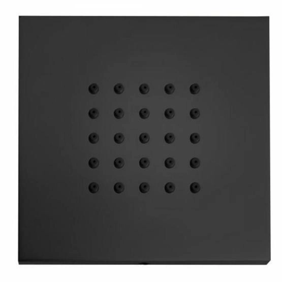 Душевая форсунка Bossini Cubic Flat Wall I00176.073, черный матовый