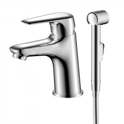 Смеситель OLIVES Evora 33120EV для раковины c гигиеническим душем хром