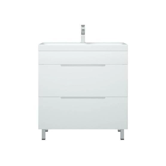 Тумба Corozo Мадисон 80 Z2, Люкс белая, Сомо 80 / Фостер 80  (раковина отдельно)