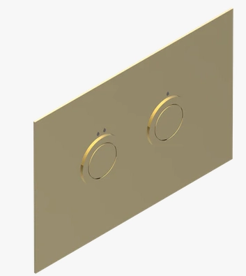 THG Tous Styles панель смыва совместим с рамкой Geberit Sigma UP320, (современная модель), цвет золото светлое