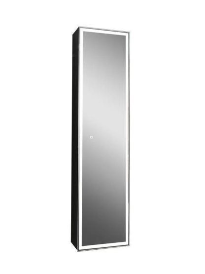 Зеркало-шкаф Континент Mirror Box black Led 400х1600