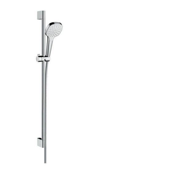 Душевой набор Hansgrohe Croma Select E 26594400, белый/хром
