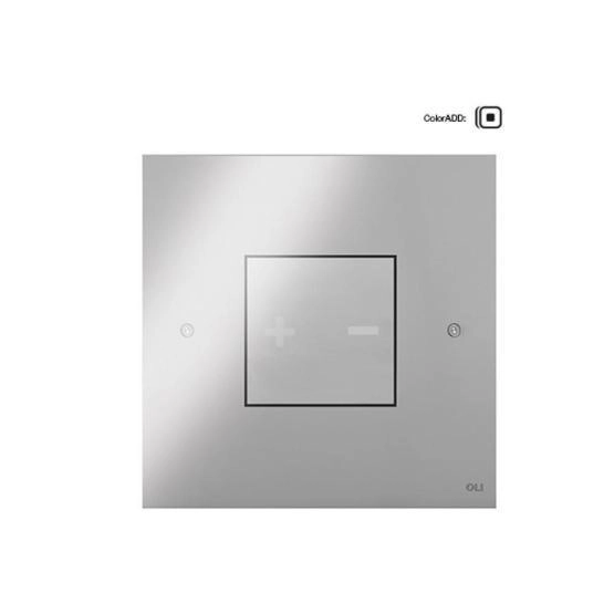 Панель механическая двойная OLI PLC INO - X 03 660003, полированный хром