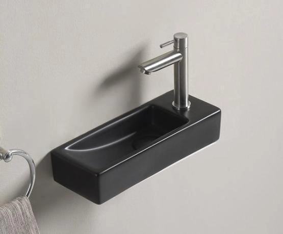 Раковина Gid Bm9271L подвесная 38 Черный матовый