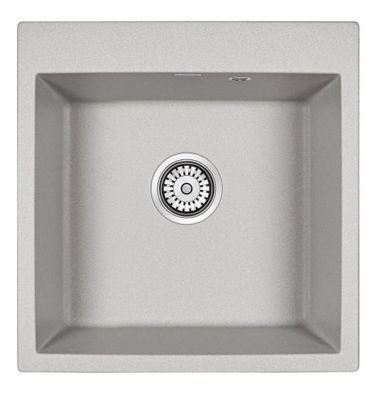 Мойка для кухни Paulmark PRAKTISCH, PM105152-GR , серый, 510х520