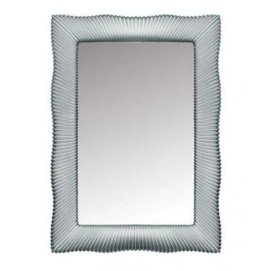 Зеркало Boheme прямоугольное 80х120 522, серебро с подсветкой