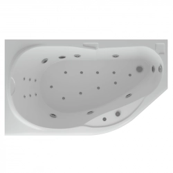 Ванна АКВАТЕК Таурус 170х100 НМ (пневматика) левая