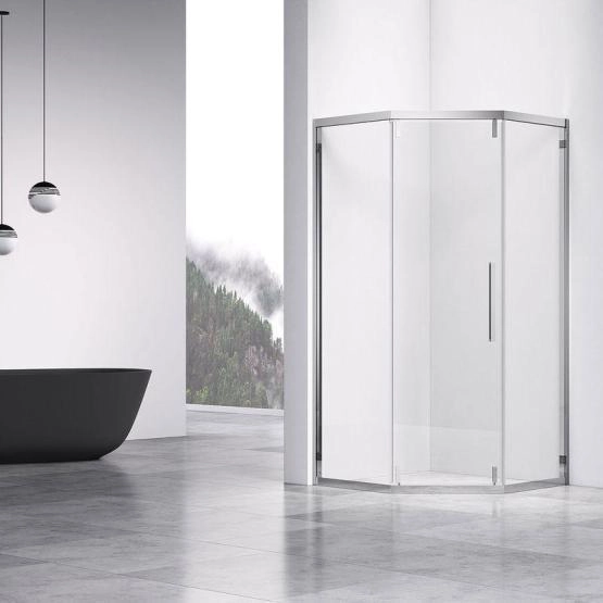 Душевой уголок Vincea Show VSP1-4SH100CL, 1000*1000, хром, стекло прозрачное