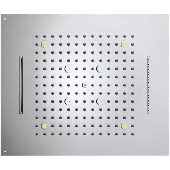 Верхний душ Bossini Dream H38905.030 570x470 мм, 4 режима, с RGB хромотерапией, хром