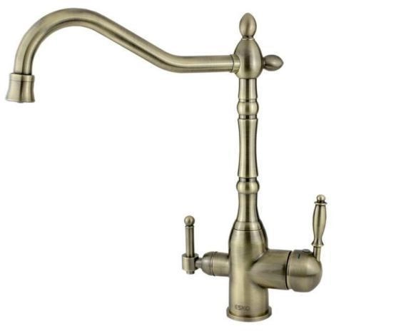 Смеситель для кухонной мойки ESKO Florence FR 519 Br бронза сатин