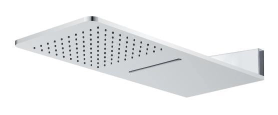 Верхний душ KAISER  2-jet (латунь) 600x250x27,5mm (SH-505) хром