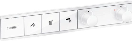 Hansgrohe 15381700 RainSelect Термостат для 3х потребителей, матовый белый