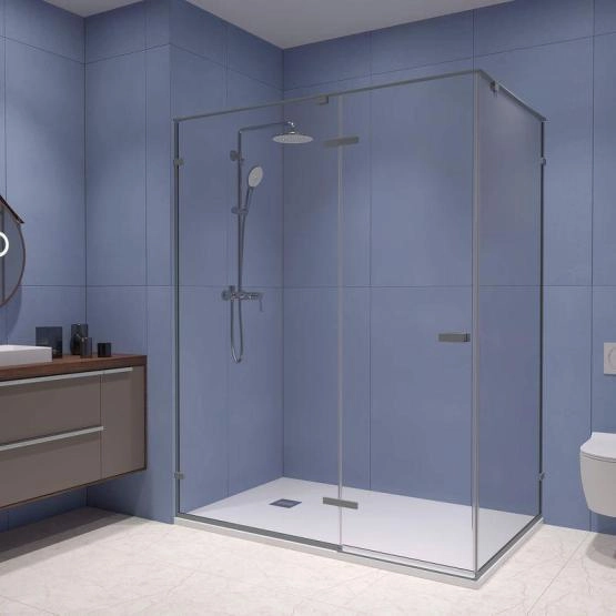 Душевой уголок RGW SV-040Gr Stilvoll 100x80 Серый прозрачное