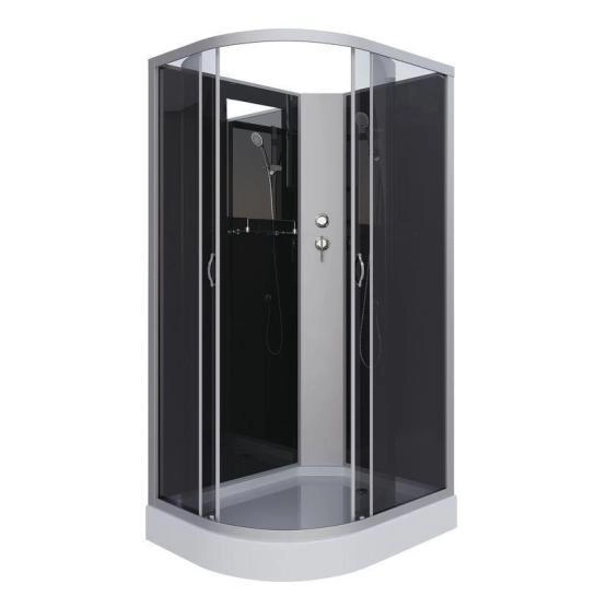 Душевая кабина Niagara NG-3512-14RBK 1200х800х2000 низкий поддон 13см стекло тонированное