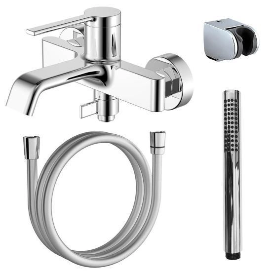 Смеситель для ванны Azario VINCENTE с ручным душем, хром (AZ-VRZ238326C)