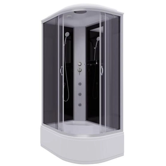 Душевая кабина Niagara NG-2510-14LG 1200х800х2150 высокий поддон 40см стекло тонированное