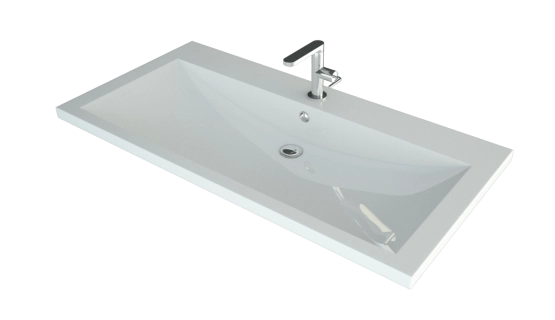 Раковина Madera Alice 900 литьевой мрамор