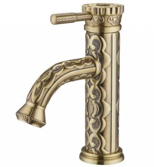 Смеситель для раковины ZORG Antic (A 115U-BR) бронза