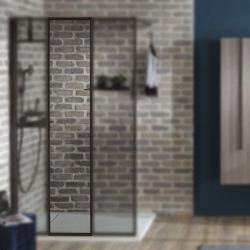 Душевое ограждение Jacob Delafon NOUVELLE E94WI40-MZ 40x200 см черный профиль