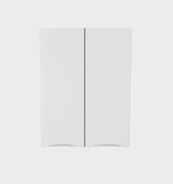 Подвесной Шкаф Style Line Бергамо мини 600 Люкс антискрейтч белый, PLUS