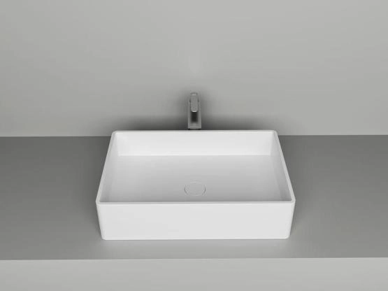 Раковина NT BAGNO NT411 Retta 600x400 искусственный камень белый матовый