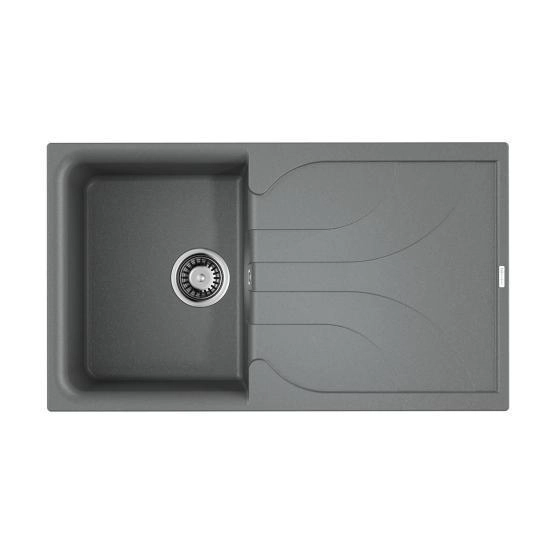 Кухонная мойка Omoikiri Yasugata 86-GR Tetogranit/leningrad grey 4993546