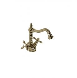 Смеситель CEZARES NOSTALGIA-BS2-02 для биде,бронза с донным клапаном