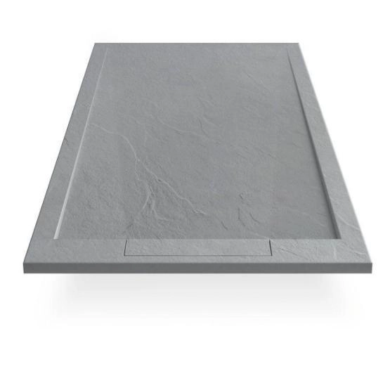 Поддон 90x90 литьевой мрамор серый Esbano ESP-LX90G