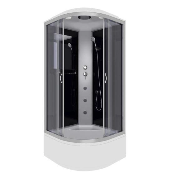 Душевая кабина Niagara NG-2509-14G 1000х1000х2150 высокий поддон 40см стекло тонированное