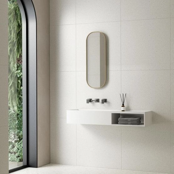 Раковина Vincea VWB-6S112MW, 1200*400*200, подвесная, цвет белый матовый искусственный камень