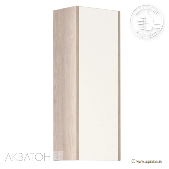 Шкафчик Акватон Йорк 30 1A171403YOAV0 белый/ясень фабрик