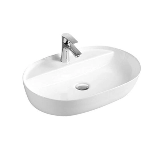 Раковина CeramaLux D1347 82x41x14 см на столешницу