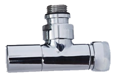 Вентиль угловой Terminus с краном с 1 на 3/4 дюйма