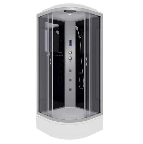 Душевая кабина Niagara NG-3502-14F 1000х1000х2150 средний поддон 26см стекло тонированное