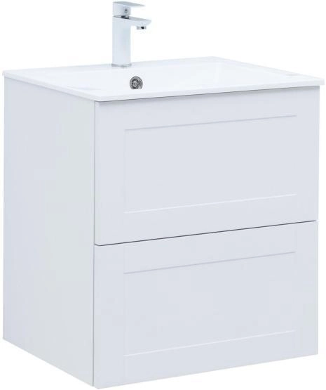 Тумба под раковину Aquanet Терра 60 белый матовый