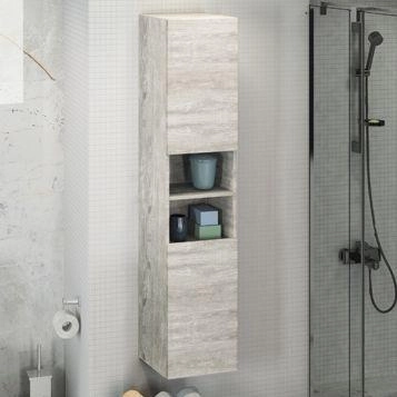 Шкаф-колонна Comforty Верона-35 дуб белый