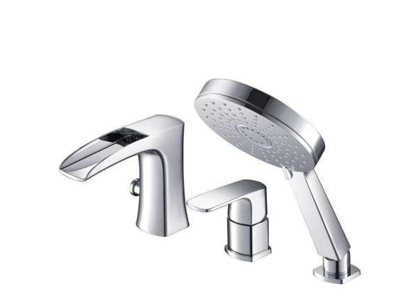 Смеситель для ванны Timo Lumi (4210/00Y chrome) каскадный