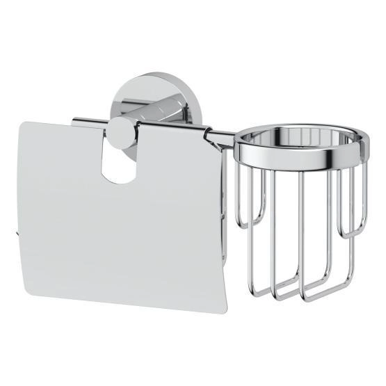 Держатель туалетной бумаги с крышкой и освежителя воздуха  ARTWELLE Harmonie HAR 051 хром