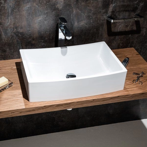 Умывальник Ravak FORMY 02 500 D белый со скрытым переливом XJM01250000