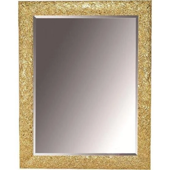 Зеркало Boheme Linea прямоугольная 79х95 533, золото, рельефная резная рама из массива дерева