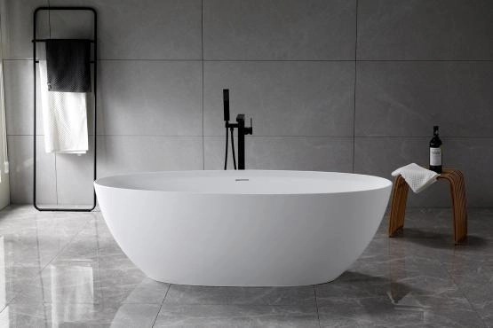 Ванна Vincea VBT-4S01MW 1700х760х560 Solid Surface белый матовый