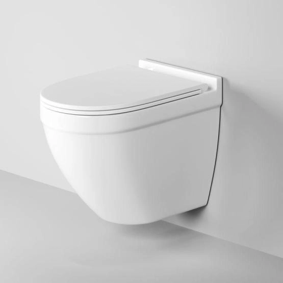 Унитаз Grossman GR-4483S (520*360*410) БЕЛЫЙ подвесной Безободковый с тонкой крышкой