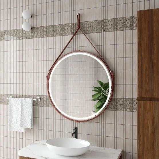 Зеркало Континент Milenium brown d800 ЗЛП1378 с подсветкой